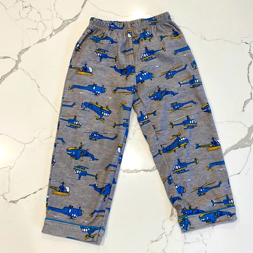 Carter’s Little Boys’ Helicopter Light Fleece Pajama Bottoms